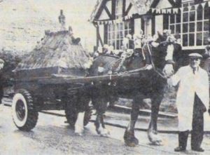 Photograph of rush cart at Whitfield1966