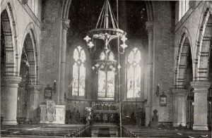 Photograph of the interior of Holy Trinty Church, Dinting