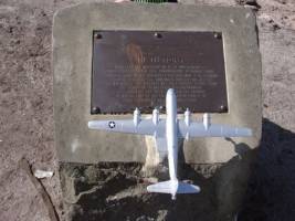 Memorial of the B29 Over Exposed