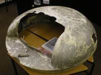 B29 turret displayed in an exhibition