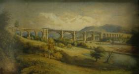 Painting of Dinting Arches