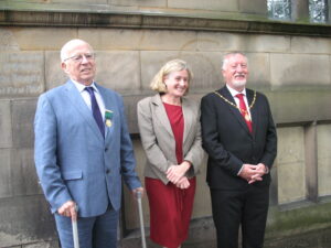 At the Unveiling of the Blue Plaque for Mary Alice Partington