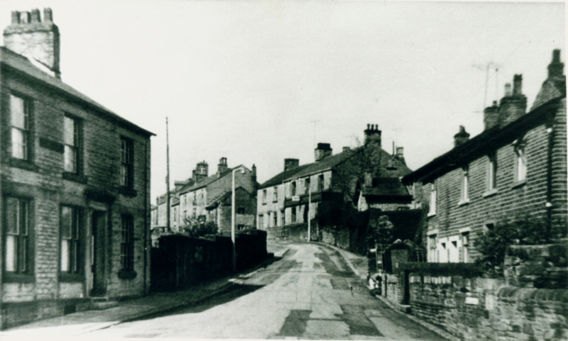 Bottom of Wellgate from Wesley Street after 1950