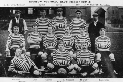 Glossop Football Team, 1904-5