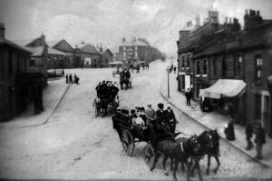 Photograph of Norfolk Street and Glossop Train Station