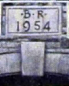 Photograph of Woodhead portal plaque