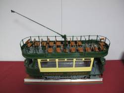 Model of a Glossop Tram