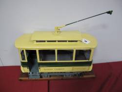 Model of a Glossop Tram