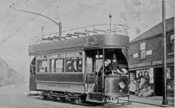 photograh of a tram at the Commercial