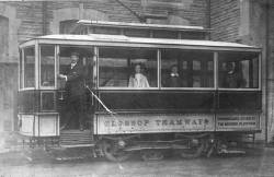 Photograph of BEC single-decker Tram