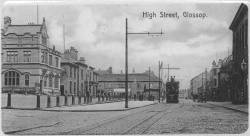 Photograph of tram on High Street West