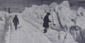 Photograph of snow in 1953