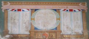 Photograph of the War Memorial of Glossop Conservative Club