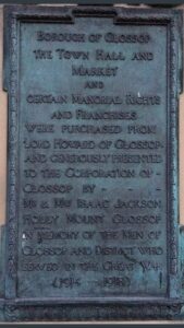 Photograph of the Town Hall Memorial Plaque