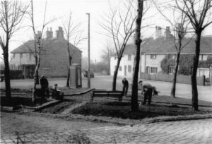 Photograph of Sparrow Park from Walker Street