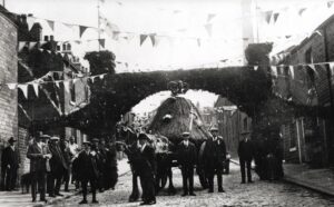 Photograph of a rush cart near Whitfield Well