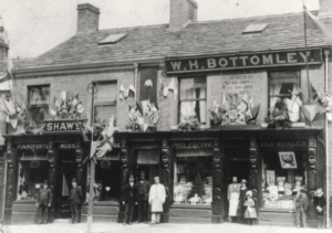 Photograph of 9 High Street East, Glossop 1887