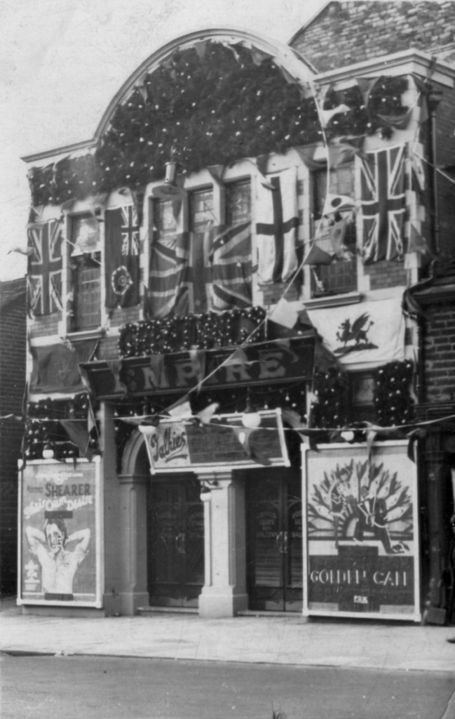Photograph of the Empire Cinema High Street West Glossop, 1930