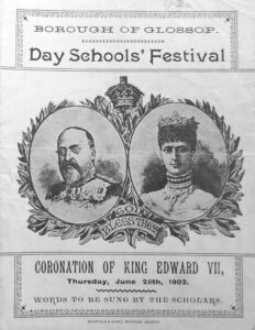Day Scholars Festival programme cover for the Coronation 1902