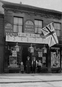 Photograph of 57 HIgh Street West Glossop 1902