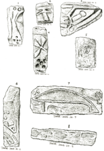 Drawing of the Mouselow Stones