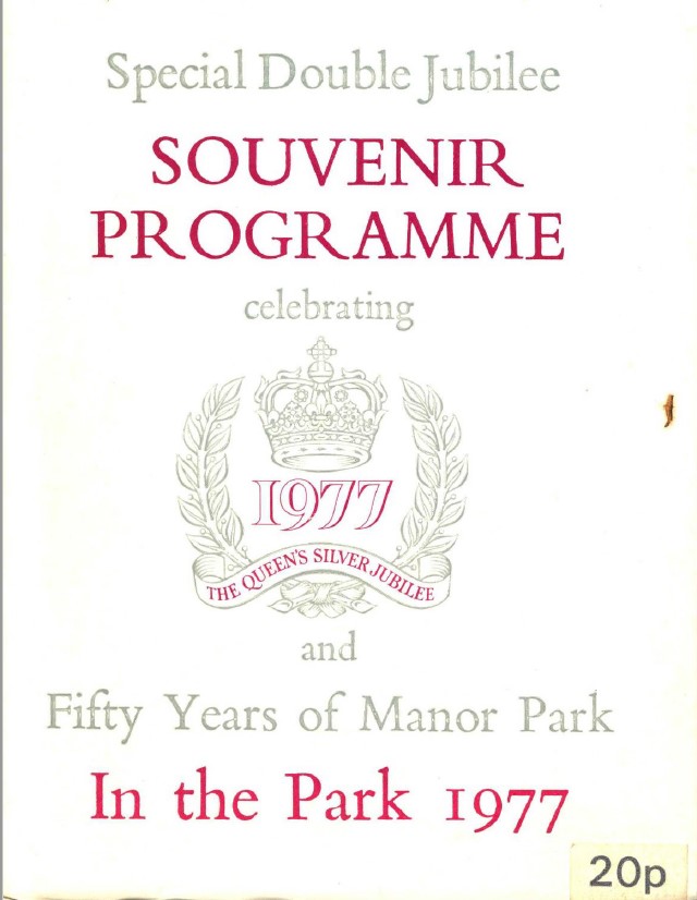 Cover of the Silver Jubilee programme 1977