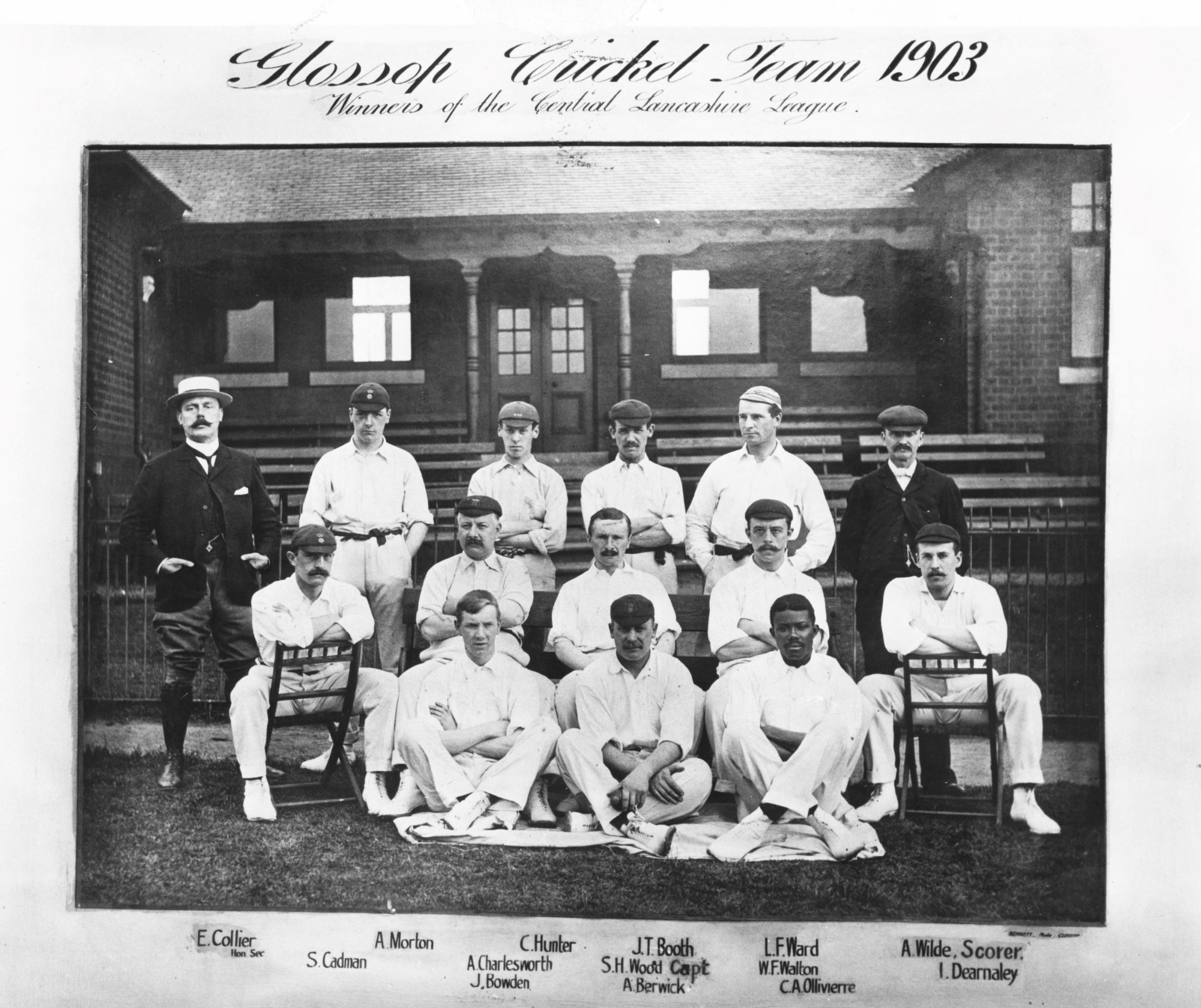 Photograph of Glossop Cricket Team 1903