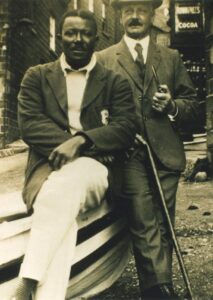 Photograph of CA Ollivierre at Robin Hood's Bay