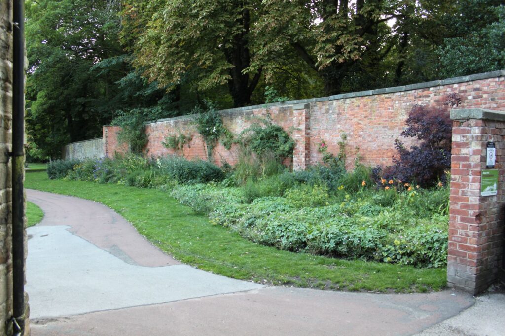Photograph of the Rose Garden in Manor Park, Glossop