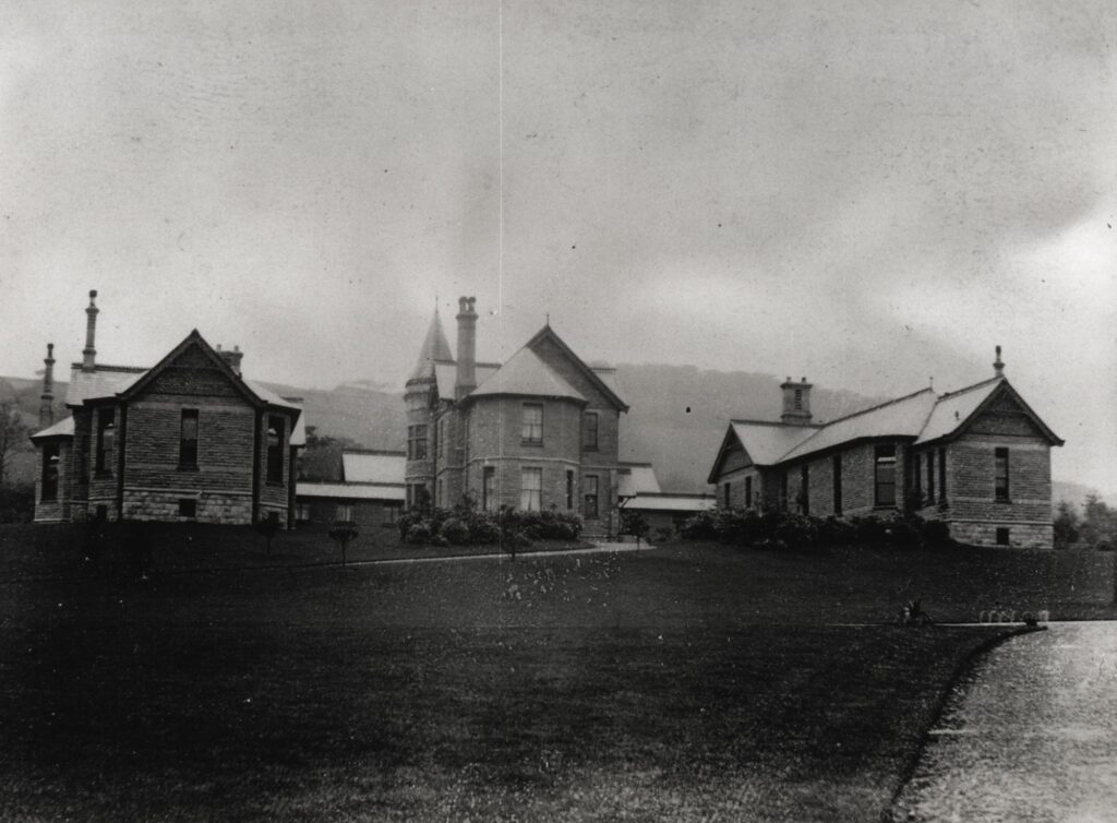 Photograph of Wood's Hospital, Glossop. undated.