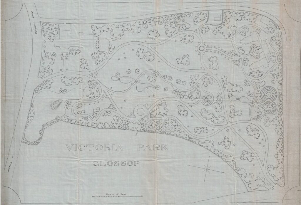 Plan of Victoria Park