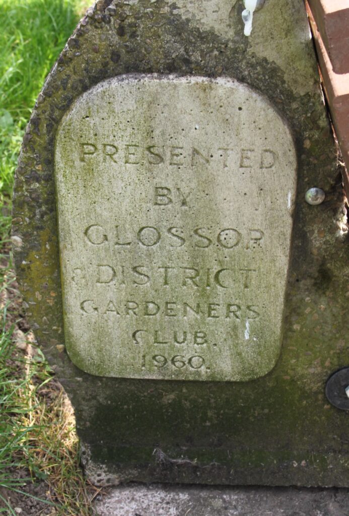 Photograph of part of a bench in Howard Park