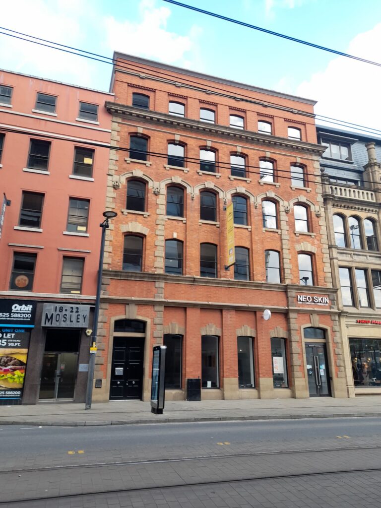 Photograph of 14-16 Mosley Street, Manchester