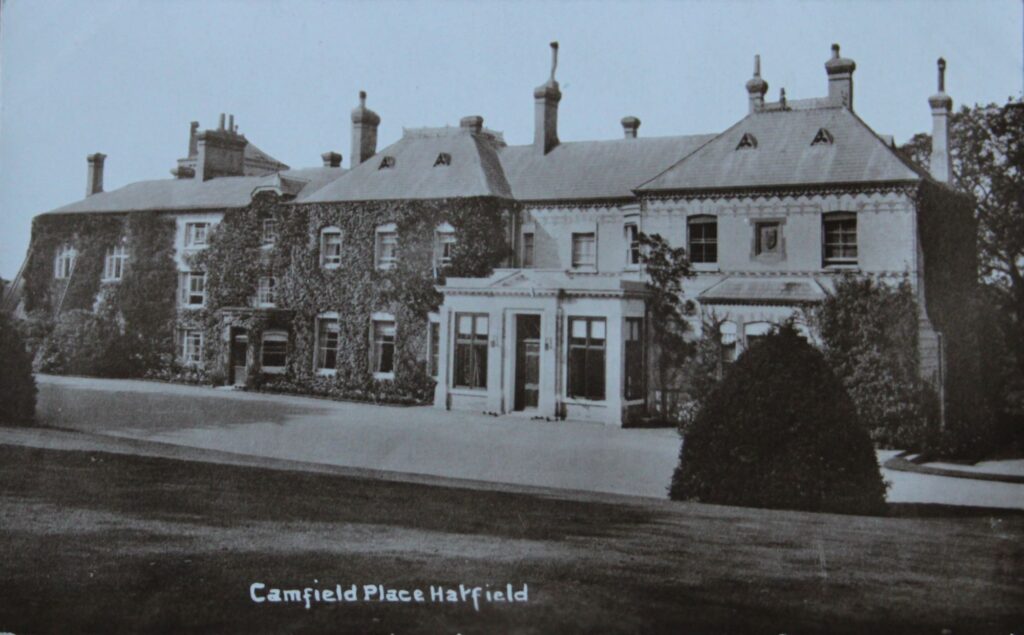 Postcard of Camfield Place, Hertfordshire