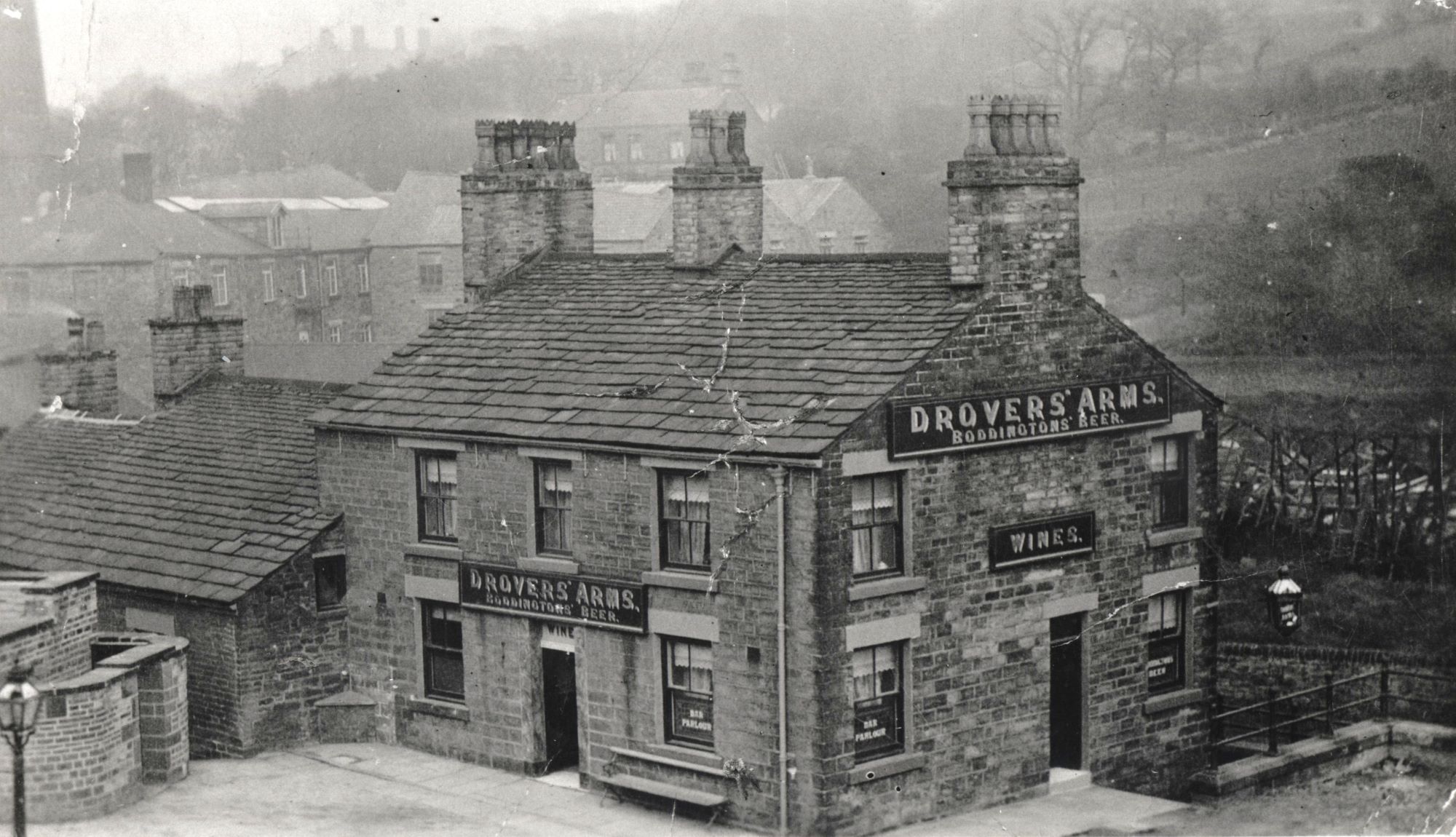 Photograph of the Drovers Arms in Charlestown, Glossop