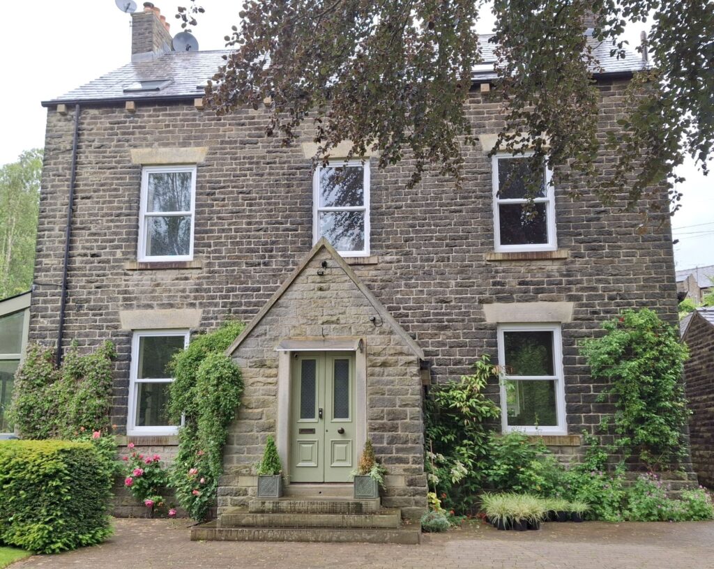 Colour Photograph of Slatelands House, Slatelands Road, Glossop