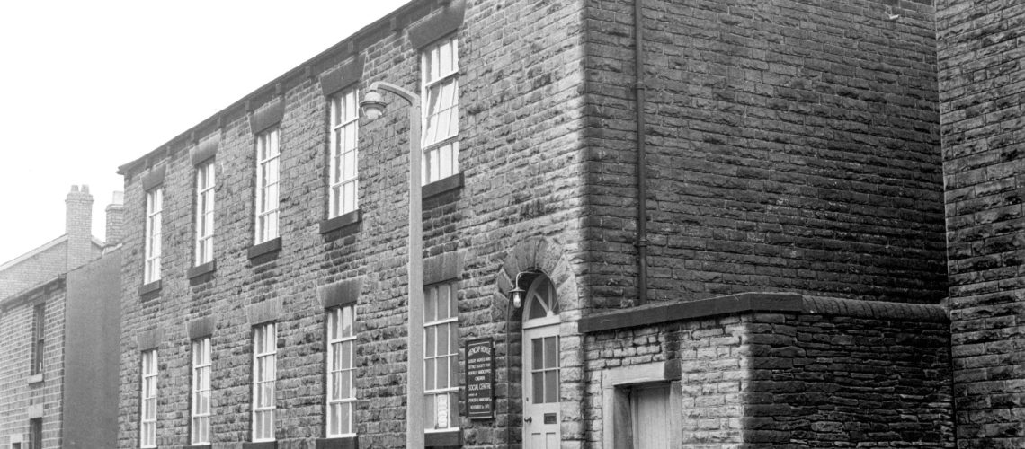 Black and white photograph of the Kershaw Institute, Whitfield