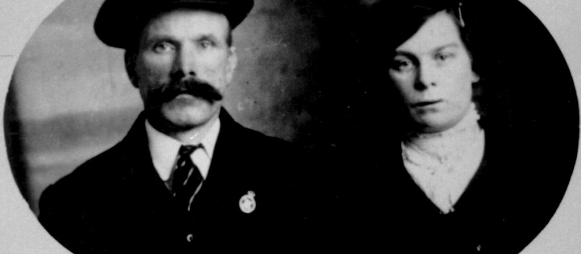 Photograph of Albert Burrows and Hannah Calladine
