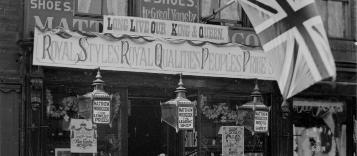 Photograph of 57 HIgh Street West Glossop 1902