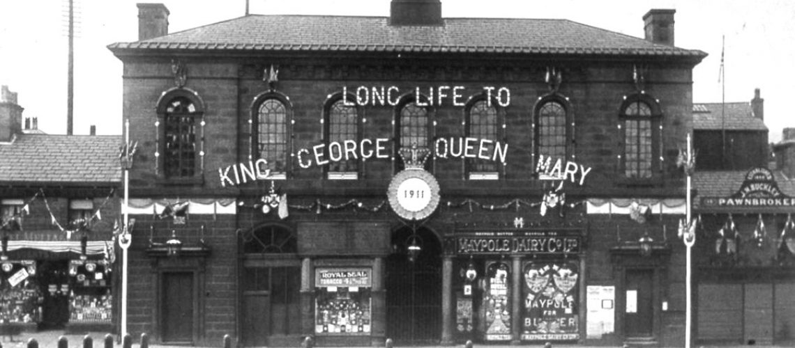 Photograph of Glossop Town Hall 1911
